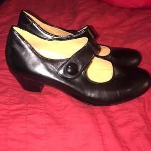 Tape Mary Jane black shoes
